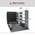 Citroen Relay 2006 on MWB High Roof (L2H2) - Rhino MR4 2 Bay Internal Van Racking